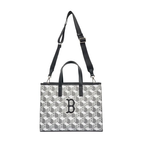 Cube MONOGRAM M-Tote Bag Boston Red Sox Cube MONOGRAM M-Tote Bag Boston Red Sox