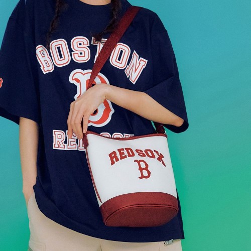 Varsity Basic Canvas Bucket Bag Boston Red Sox Varsity Basic Canvas Bucket Bag Boston Red Sox