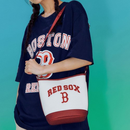 Varsity Basic Canvas Bucket Bag Boston Red Sox Varsity Basic Canvas Bucket Bag Boston Red Sox