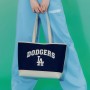 Varsity Basic Canvas L-Tote Bag Los Angeles Dodgers Varsity Basic Canvas L-Tote Bag Los Angeles Dodgers