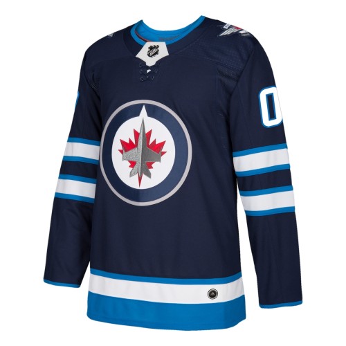 Winnipeg Jets adidas Authentic Custom Jersey - Navy Winnipeg Jets adidas Authentic Custom Jersey - Navy