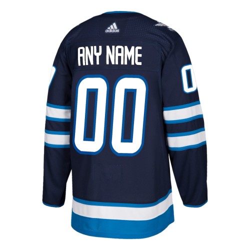 Winnipeg Jets adidas Authentic Custom Jersey - Navy Winnipeg Jets adidas Authentic Custom Jersey - Navy