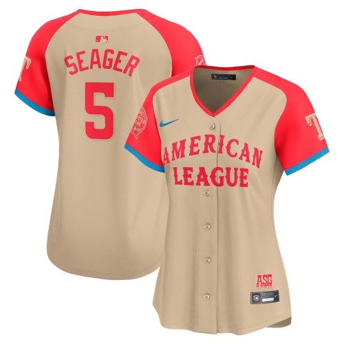 Corey Seager American League Nike Women's 2024 MLB All-Star Game Limited Player Jersey - Cream Corey Seager American League Nike Women's 2024 MLB All-Star Game Limited Player Jersey - Cream
