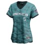 Corey Seager American League Nike Women's 2023 MLB All-Star Game Limited Player Jersey - Teal Corey Seager American League Nike Women's 2023 MLB All-Star Game Limited Player Jersey - Teal