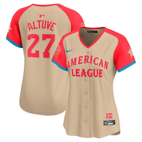 Jose Altuve American League Nike Women's 2024 MLB All-Star Game Limited Player Jersey - Cream Jose Altuve American League Nike Women's 2024 MLB All-Star Game Limited Player Jersey - Cream