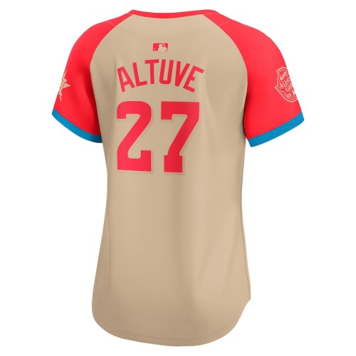 Jose Altuve American League Nike Women's 2024 MLB All-Star Game Limited Player Jersey - Cream Jose Altuve American League Nike Women's 2024 MLB All-Star Game Limited Player Jersey - Cream