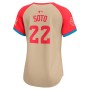 Juan Soto American League Nike Women's 2024 MLB All-Star Game Limited Player Jersey - Cream Juan Soto American League Nike Women's 2024 MLB All-Star Game Limited Player Jersey - Cream