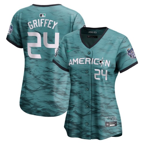 Ken Griffey Jr. American League Nike Women's 2023 MLB All-Star Game Limited Player Jersey - Teal Ken Griffey Jr. American League Nike Women's 2023 MLB All-Star Game Limited Player Jersey - Teal