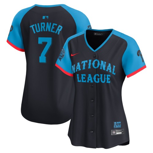 Trea Turner National League Nike Women's 2024 MLB All-Star Game Limited Player Jersey - Navy Trea Turner National League Nike Women's 2024 MLB All-Star Game Limited Player Jersey - Navy
