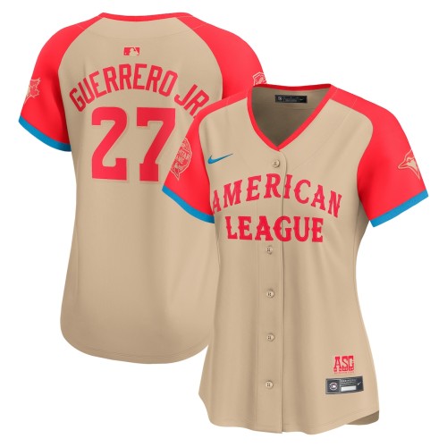 Vladimir Guerrero Jr. American League Nike Women's 2024 MLB All-Star Game Limited Player Jersey - Cream Vladimir Guerrero Jr. American League Nike Women's 2024 MLB All-Star Game Limited Player Jersey - Cream