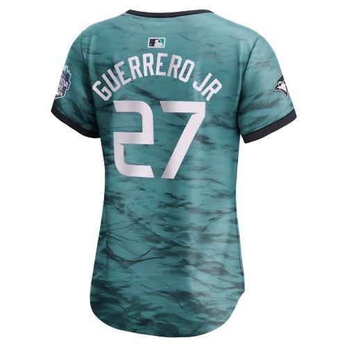 Vladimir Guerrero Jr. American League Nike Women's 2023 MLB All-Star Game Limited Player Jersey - Teal Vladimir Guerrero Jr. American League Nike Women's 2023 MLB All-Star Game Limited Player Jersey - Teal