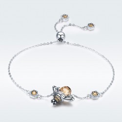 Dancing Bees Slider Bracelet