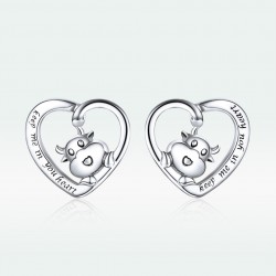Cute Cow Stud Earrings