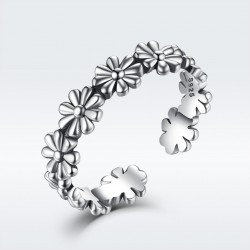Flower Statement Open Ring