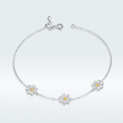 Daisy Flower Chain Bracelet