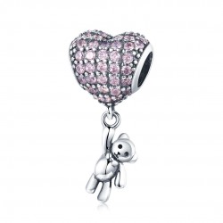 Bear And Balloon Charm