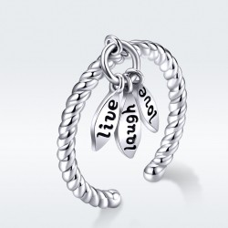 The Life Statement Open Ring