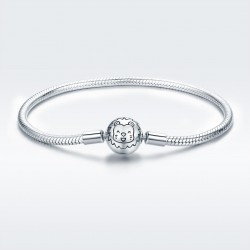 Happy Lion Snake Chain Bracelet