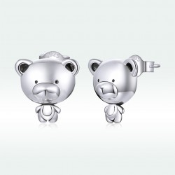 Little Cute Bear Stud Earrings
