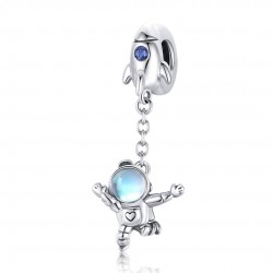 Spaceship & Astronaut Dangle Charm