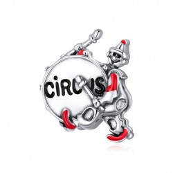 Drumming Clown Charm