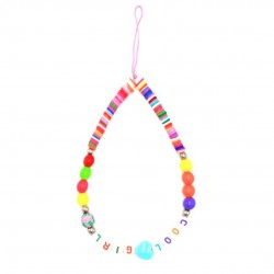 Beaded Phone Charm COOL GIRL Beads