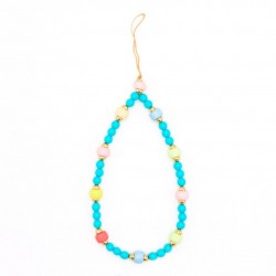 Beaded Phone Charm Colorful Beads