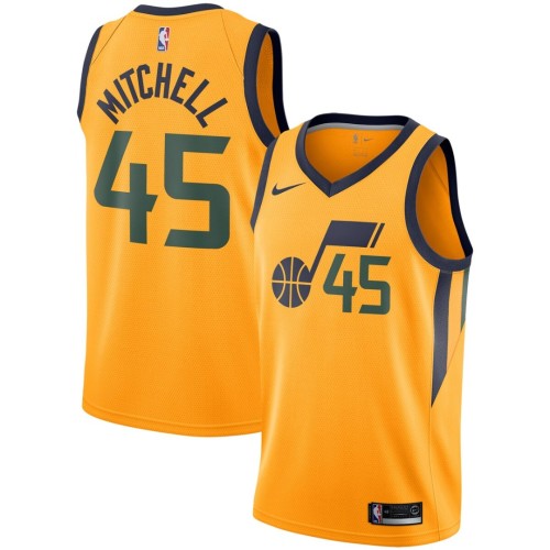 Donovan Mitchell Utah Jazz Nike Replica Swingman Jersey - Statement Edition - Gold Donovan Mitchell Utah Jazz Nike Replica Swingman Jersey - Statement Edition - Gold