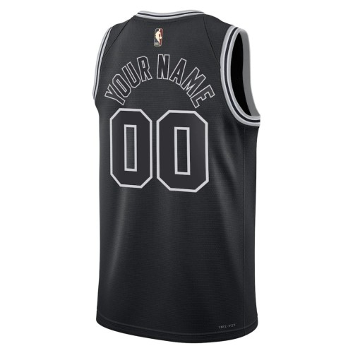 San Antonio Spurs Nike Unisex 2022/23 Custom Swingman Jersey - Classic Edition - Black San Antonio Spurs Nike Unisex 2022/23 Custom Swingman Jersey - Classic Edition - Black
