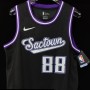 Men's Sacramento Kings Neemias Queta #88 Nike Black 2021/22 Swingman NBA Jersey - City Edition Men's Sacramento Kings Neemias Queta #88 Nike Black 2021/22 Swingman NBA Jersey - City Edition