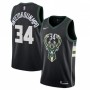 Men's Milwaukee Bucks Giannis Antetokounmpo #34 Black Swingman Jersey - Statement Edition Men's Milwaukee Bucks Giannis Antetokounmpo #34 Black Swingman Jersey - Statement Edition