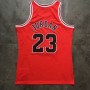 Men's Chicago Bulls Michael Jordan #23 Throwback Red 1996-97 Hardwood Classics Player Jersey Men's Chicago Bulls Michael Jordan #23 Throwback Red 1996-97 Hardwood Classics Player Jersey