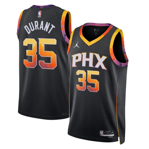 Kevin Durant Phoenix Suns Jordan Brand 2022/23 Statement Edition Swingman Jersey - Black Kevin Durant Phoenix Suns Jordan Brand 2022/23 Statement Edition Swingman Jersey - Black