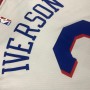 Men's Philadelphia 76ers Allen Iverson #3 Nike White Swingman Jersey - Association Edition Men's Philadelphia 76ers Allen Iverson #3 Nike White Swingman Jersey - Association Edition