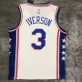Men's Philadelphia 76ers Allen Iverson #3 Nike White Swingman Jersey - Association Edition Men's Philadelphia 76ers Allen Iverson #3 Nike White Swingman Jersey - Association Edition