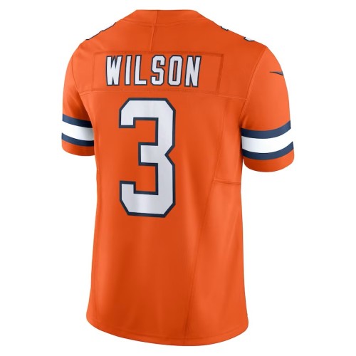 Russell Wilson Denver Broncos Nike Vapor F.U.S.E. Limited Jersey - Orange Russell Wilson Denver Broncos Nike Vapor F.U.S.E. Limited Jersey - Orange