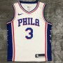 Men's Philadelphia 76ers Allen Iverson #3 Nike White Swingman Jersey - Association Edition Men's Philadelphia 76ers Allen Iverson #3 Nike White Swingman Jersey - Association Edition