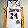 Men's Los Angeles Lakers Kobe Bryant #24 Throwback White 2009-10 Hardwood Classics Jersey Men's Los Angeles Lakers Kobe Bryant #24 Throwback White 2009-10 Hardwood Classics Jersey