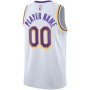 Los Angeles Lakers Nike Youth Swingman Custom Jersey White - Association Edition Los Angeles Lakers Nike Youth Swingman Custom Jersey White - Association Edition