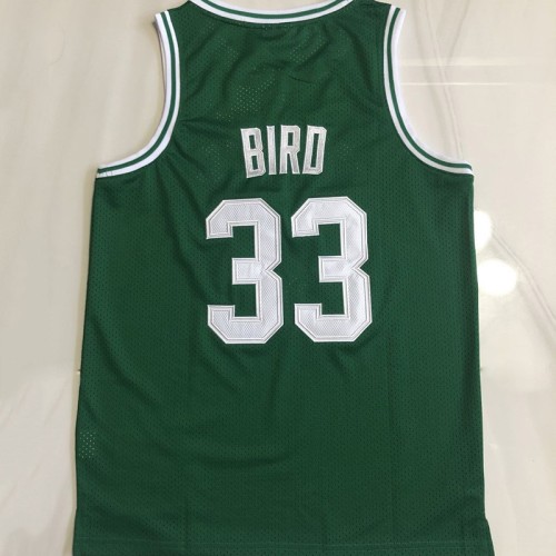 Larry Bird Boston Celtics Throwback 1985-86 Hardwood Classics Jersey - Kelly Green