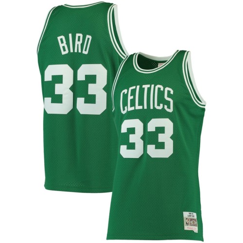 Larry Bird Boston Celtics Throwback 1985-86 Hardwood Classics Jersey - Kelly Green
