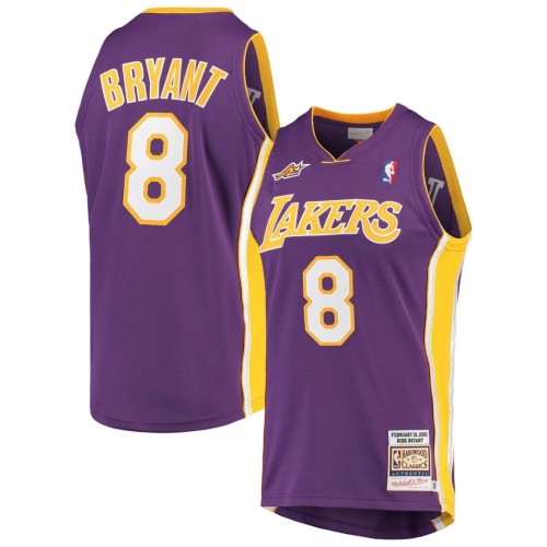Men's Los Angeles Lakers Kobe Bryant #8 Purple 00-01 Hardwood Classics Jersey Men's Los Angeles Lakers Kobe Bryant #8 Purple 00-01 Hardwood Classics Jersey