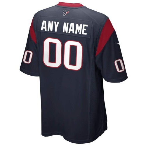 Houston Texans Nike Youth Custom Team Color Game Jersey - Navy Houston Texans Nike Youth Custom Team Color Game Jersey - Navy