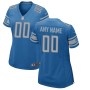 Detroit Lions Nike Women's Custom Game Jersey - Blue Detroit Lions Nike Women's Custom Game Jersey - Blue