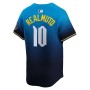 J.T. Realmuto Philadelphia Phillies Nike 2024 City Connect Limited Player Jersey - Blue J.T. Realmuto Philadelphia Phillies Nike 2024 City Connect Limited Player Jersey - Blue