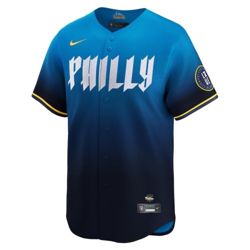 Bryce Harper Philadelphia Phillies Nike 2024 City Connect Limited Player Jersey - Blue Bryce Harper Philadelphia Phillies Nike 2024 City Connect Limited Player Jersey - Blue