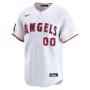 Los Angeles Angels Nike Home Limited Custom Jersey – White Los Angeles Angels Nike Home Limited Custom Jersey – White