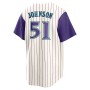 Randy Johnson Arizona Diamondbacks Nike Alternate Cooperstown Collection Jersey - Cream Randy Johnson Arizona Diamondbacks Nike Alternate Cooperstown Collection Jersey - Cream