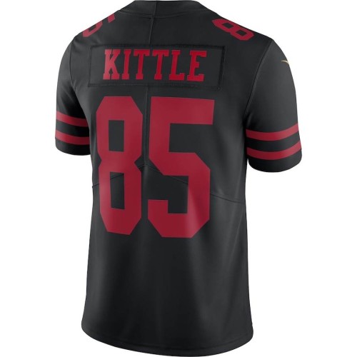 George Kittle San Francisco 49ers Nike Vapor Limited Jersey - Black George Kittle San Francisco 49ers Nike Vapor Limited Jersey - Black