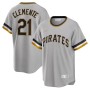 Roberto Clemente Pittsburgh Pirates Nike Road Cooperstown Collection Player Jersey - Gray Roberto Clemente Pittsburgh Pirates Nike Road Cooperstown Collection Player Jersey - Gray